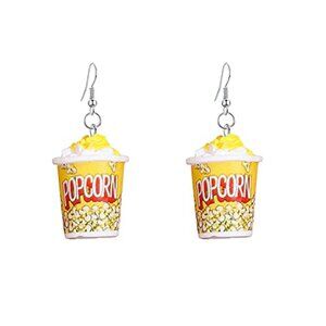 Drop Handmade Cute Women Gift Resin Eardrop Emulational Charm Food Cartoon